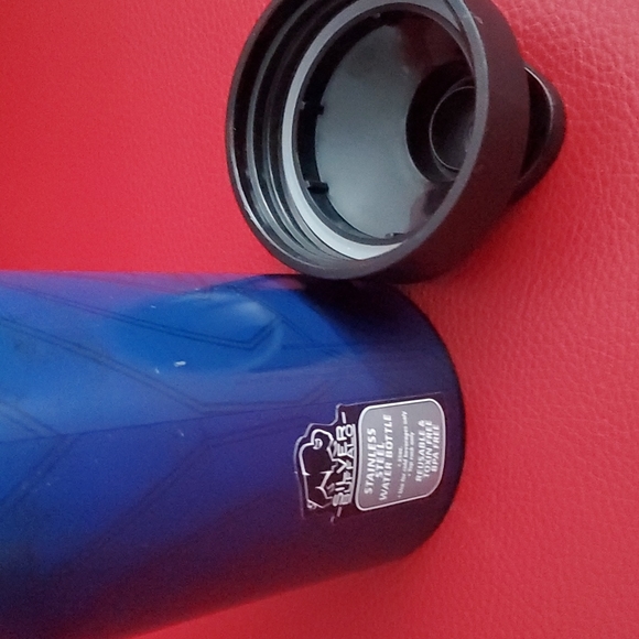 Silver Buffalo WONDER WOMAN LOGO Stainless Steel Water Bottle -New- BPA FREE - Picture 7 of 8